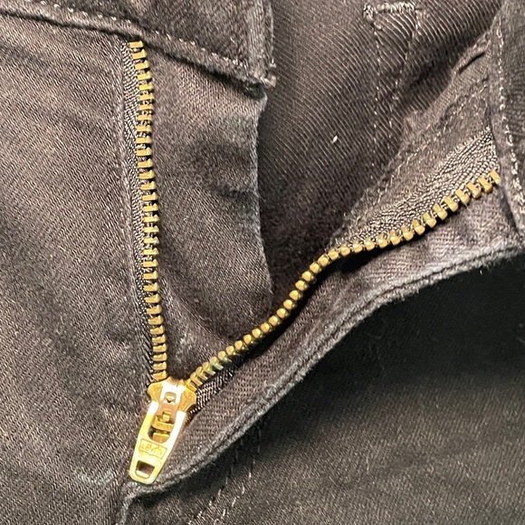 Levi’s 711 Skinny Black Low Rise Skinny Stretch Jeans Size 29 - Picture 5 of 9